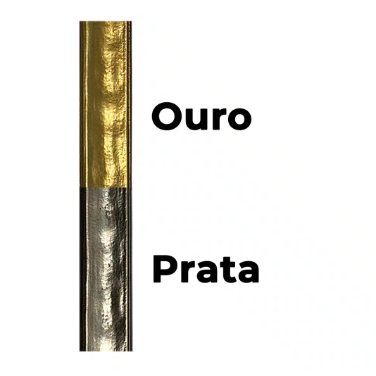 Armação Personalizada de Moldura Efeito Metal Martelado para Quadros e Fotos - 2x1,8