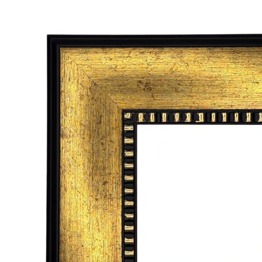 Armação Personalizada de Pátina Escovada com Bead & Reel para Quadros e Fotos - 1,6x6,8