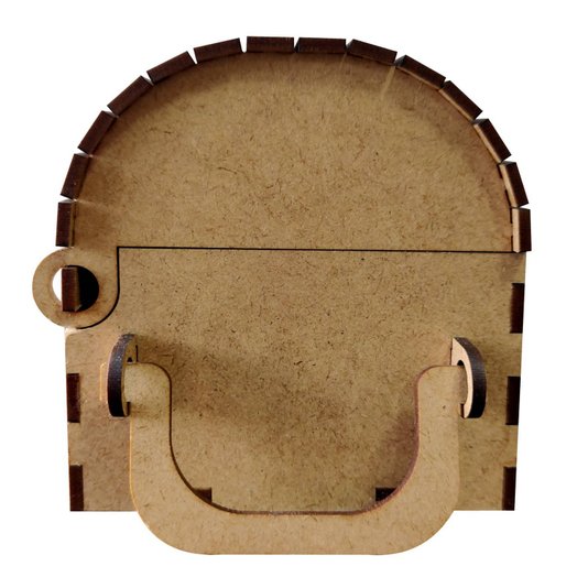 Caixa Baú Personalizada com Gravação a Laser ou Impressão UV em Mdf 3mm - 32,5x10,5x9,5cm