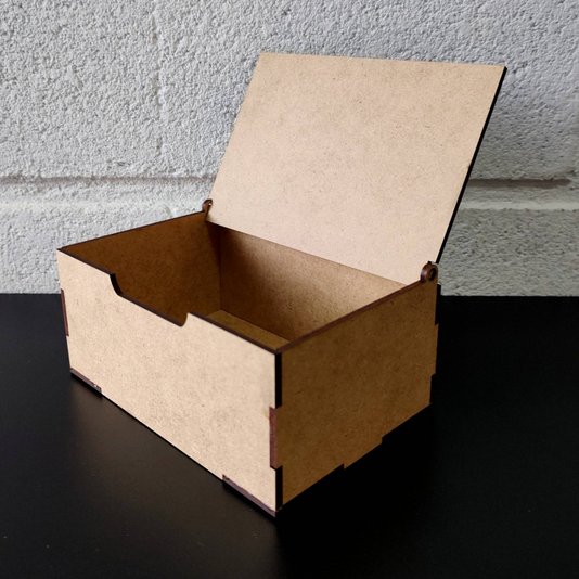Caixa Personalizada com Gravação a Laser ou Impressão UV em Mdf 3mm Cru com Tampa