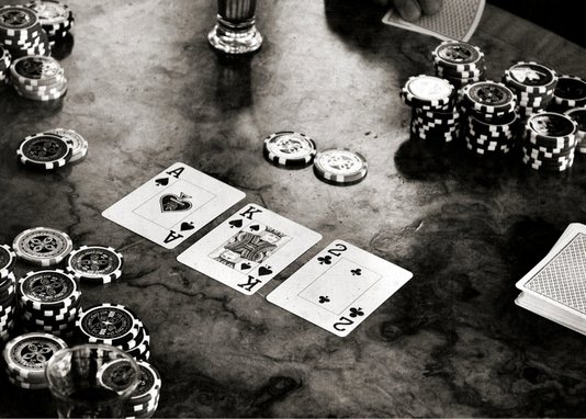 Placa Decorativa Vintage Poker
