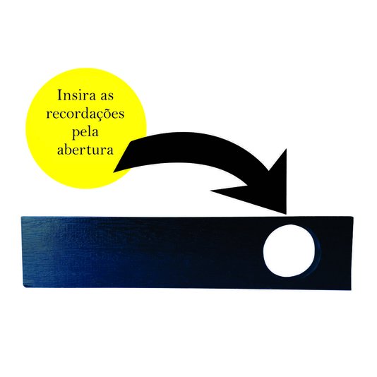 Quadro Porta Recordações Guardo Apenas Boas Lembranças