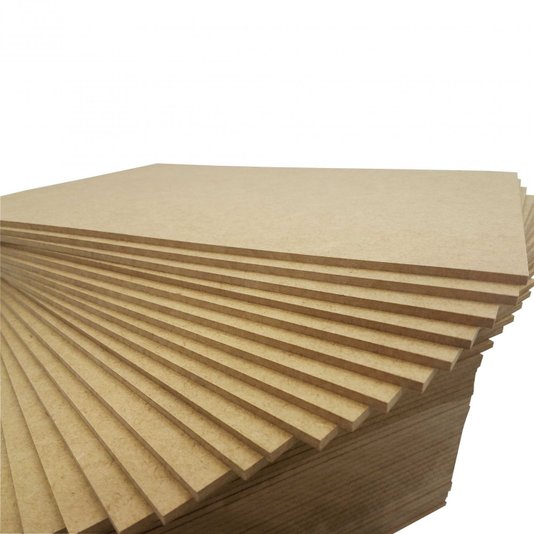 Chapa de Mdf Cru 3mm Personalizada por Metro Quadrado - Leia a Descrição do Produto