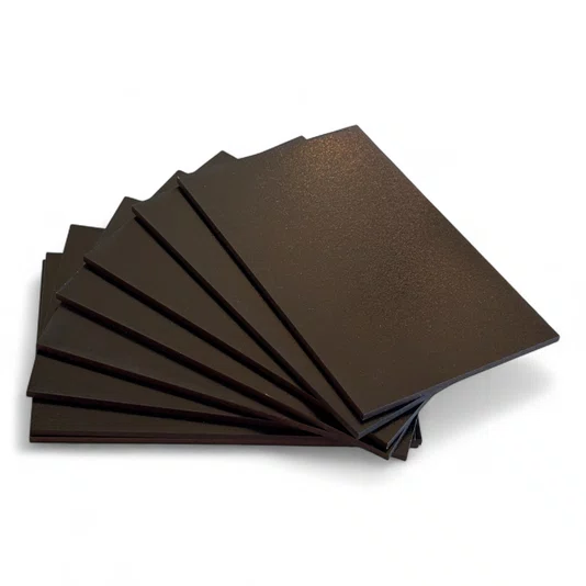 Chapa De Mdf 3mm Preto 9x14