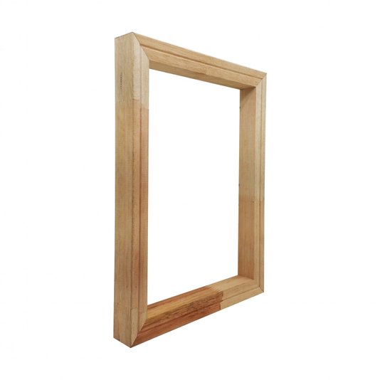 Chassi Em Aro De Madeira Eucalipto Personalizado Para Esticar Telas Decorativas - 3x4