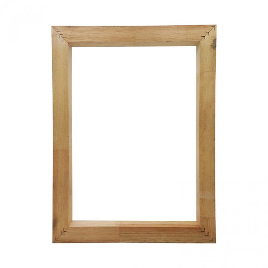 Chassi Em Aro De Madeira Eucalipto Personalizado Para Esticar Telas Decorativas - 3x4