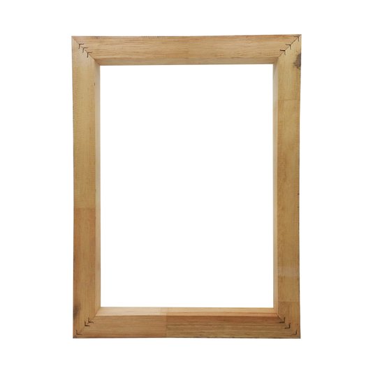 Chassi Em Aro De Madeira Eucalipto Para Esticar Telas Decorativas - 3x4