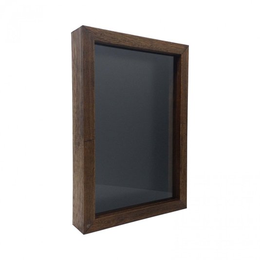 Quadro Cofre Decorativo Com Moldura em Madeira Pinus Para Porta Recordações e Economias - 1,5x4,5