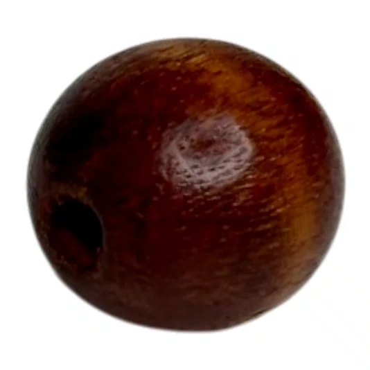 Contas Bolinhas de Madeira Natural com Furo para Artesanato