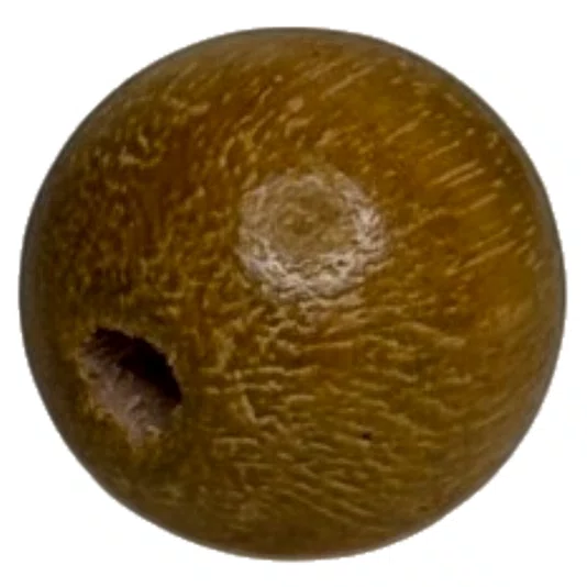 Contas Bolinhas de Madeira Natural com Furo para Artesanato