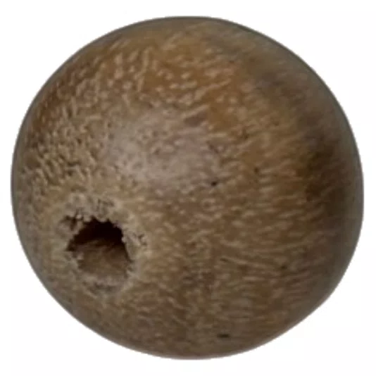 Contas Bolinhas de Madeira Natural com Furo para Artesanato