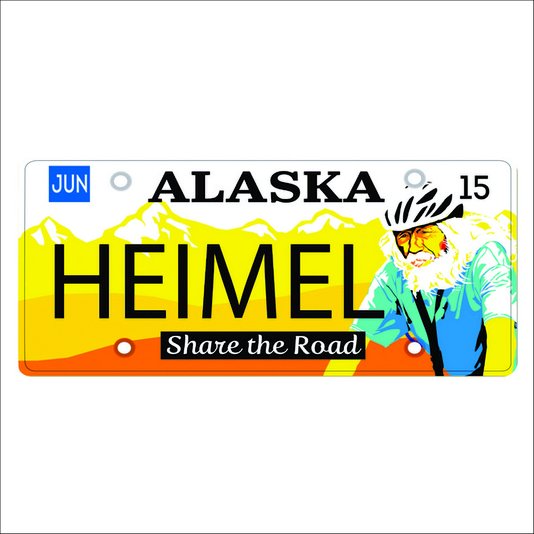Placa Decorativa Vintage de Carro em Mdf - Alaska Heimel Share The Road