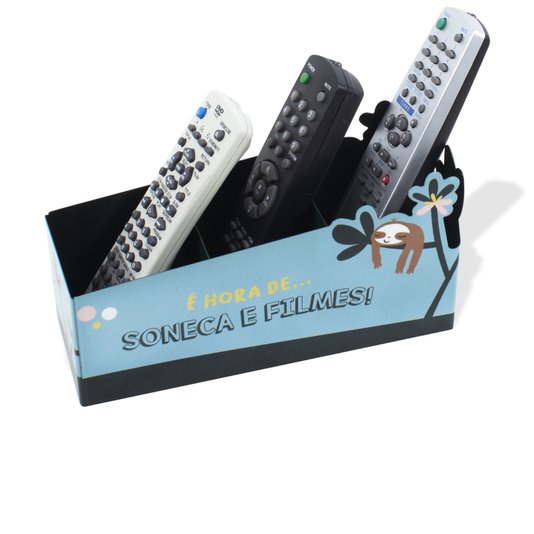 Porta-Controles É Hora de Soneca e Filmes! - GEGUTON