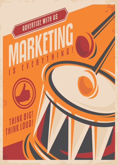 Placa Decorativa Marketing is Everything