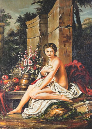 Placa Decorativa Pintura Mulher