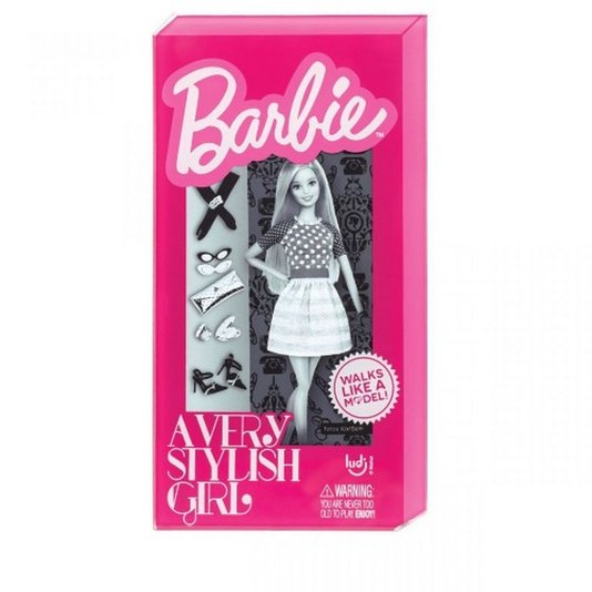 Porta Retrato Caixa Barbie Beauty - Decoração Quarto Infantil Estilo 3D - LUDI
