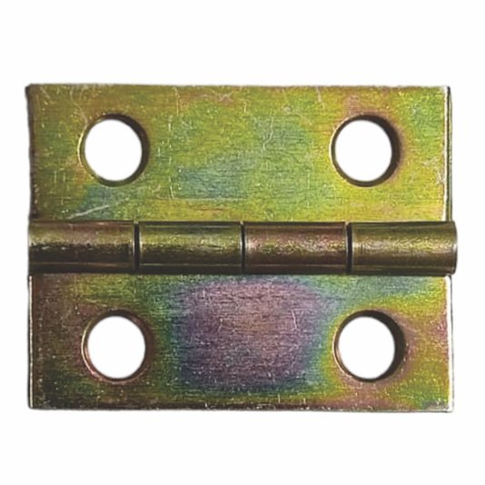 Dobradiça para Artesanato 2,5x1,9cm - Kit com 50 un