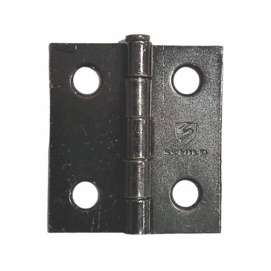 Dobradiça Zincada 1 1/2 (1 polegada e 1/2) - Kit com 12 un