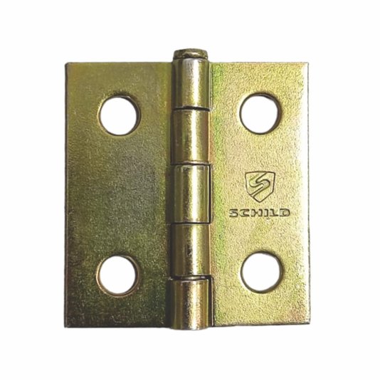 Dobradiça Zincada 1 1/2 (1 polegada e 1/2) - Kit com 24 un