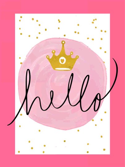 Placa Decorativa Frase Hello
