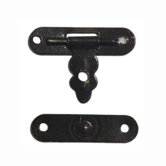 Fecho Metalico Mini para Artesanato em MDF e Madeira - Kit com 10 un