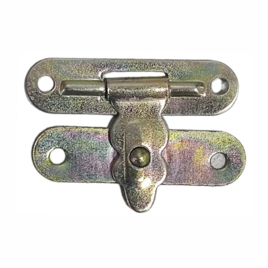 Fecho Metalico Mini para Artesanato em MDF e Madeira - Kit com 10 un