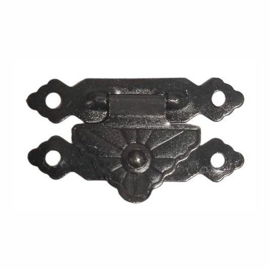 Fecho Metalico Provençal para Artesanato em MDF e Madeira - Kit com 10 un
