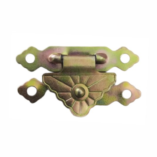 Fecho Metalico Provençal para Artesanato em MDF e Madeira - Kit com 50 un
