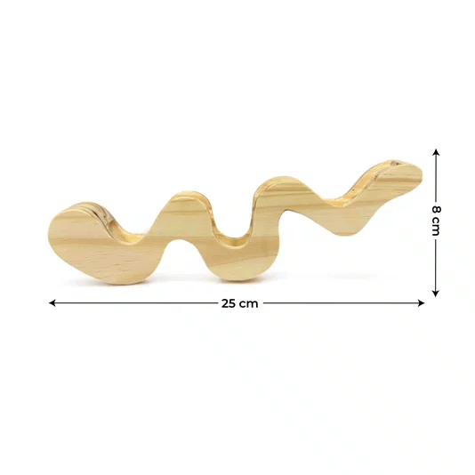 Incensário de Madeira Pinus Suporte para Incenso Estilo Minimalista - Decoração Zen, Aromaterapia, Boho