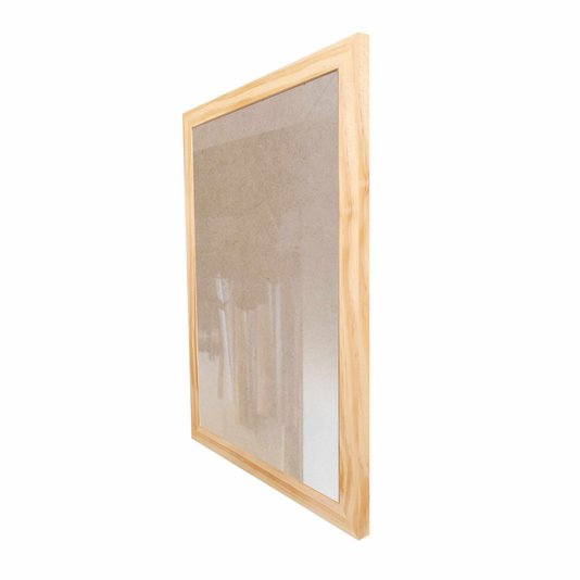 Kit 10 Molduras 20x25cm em Madeira de Pinus com MDF e Vidro - 2x1