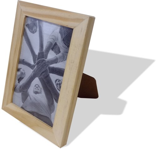 Kit 10 Porta Retratos Com Molduras e Cores Variadas - Frente em PVC e Fundo com Suporte