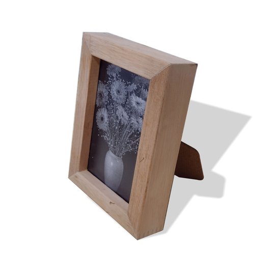 Kit 10 Porta Retratos Com Molduras e Cores Variadas - Frente em PVC e Fundo com Suporte