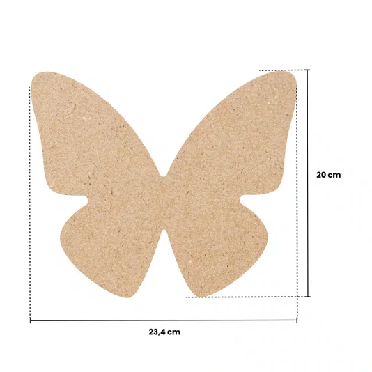 Kit 11 Apliques Formas Estilo Floresta Em MDF - Borboleta, Raposa, Árvore, Abelha, Colmeia, Cogumelo, Flor, Animais, Decoração Natural, DIY