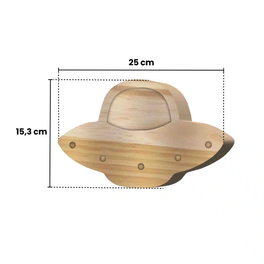 Kit 5 Tábuas Em Madeira Pinus Estilo Espaço Sideral Para Artesanato