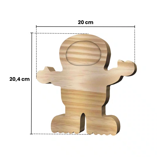 Kit 5 Tábuas Em Madeira Pinus Estilo Espaço Sideral Para Artesanato