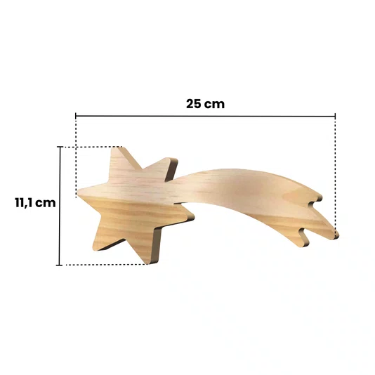 Kit 5 Tábuas Em Madeira Pinus Estilo Espaço Sideral Para Artesanato