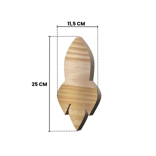 Kit 5 Tábuas Em Madeira Pinus Estilo Espaço Sideral Para Artesanato