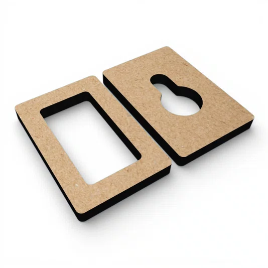 Kit Com 100 Suportes Para Pendurar Em MDF 3mm Para Artesanato