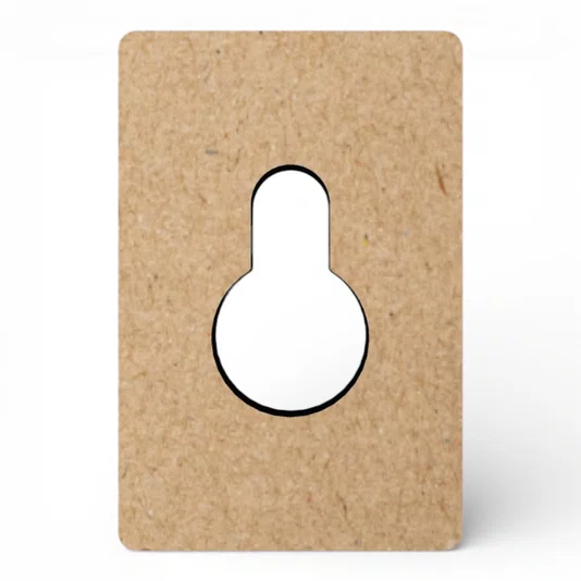 Kit Com 100 Suportes Para Pendurar Em MDF 3mm Para Artesanato
