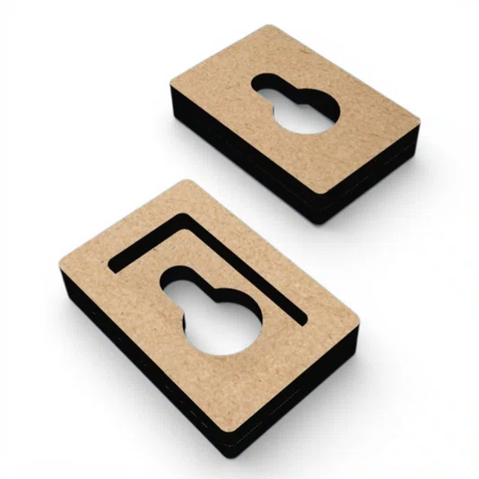 Kit Com 50 Suportes Para Pendurar Em MDF 3mm Para Artesanato