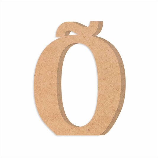 Letra Decorativa Õ em Mdf Cru 15mm