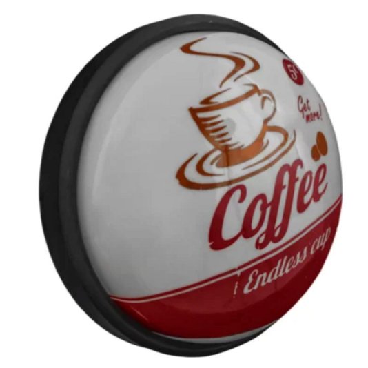 Luminária de Parede Sing Coffee Branco - USARE