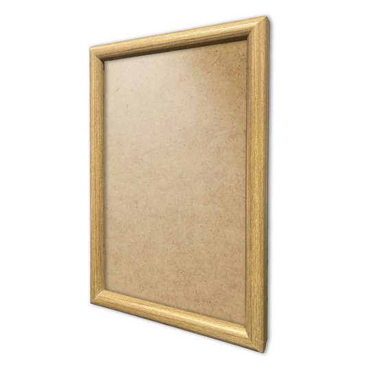 Moldura Abaulada Lisa Revestida Para Quadros E Fotos Com Fundo MDF E Frente Em PVC Antirreflexo - 2x3
