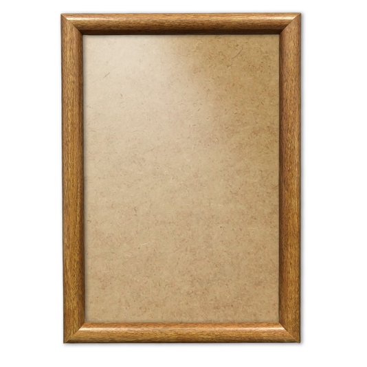 Moldura Abaulada Lisa Revestida Para Quadros E Fotos Com Fundo MDF E Frente Em PVC Antirreflexo - 2x3