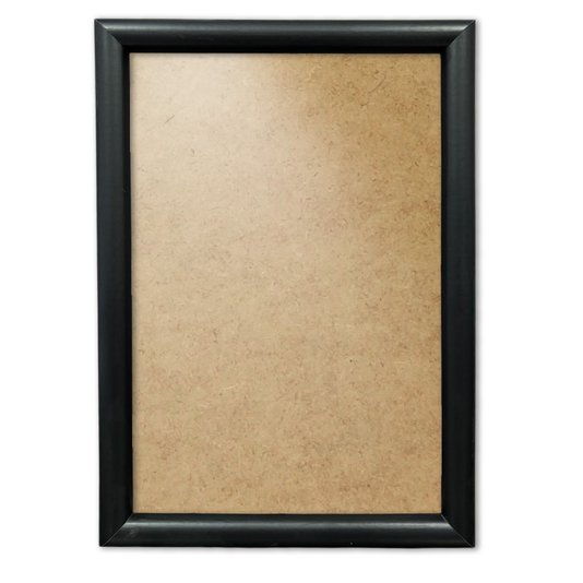 Moldura Abaulada Lisa Revestida Para Quadros E Fotos Com Fundo MDF E Frente Em PVC Antirreflexo - 2x3