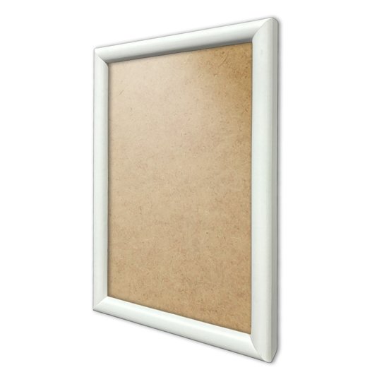 Moldura Abaulada Lisa Revestida Para Quadros E Fotos Com Fundo MDF E Frente Em PVC Antirreflexo - 2x3