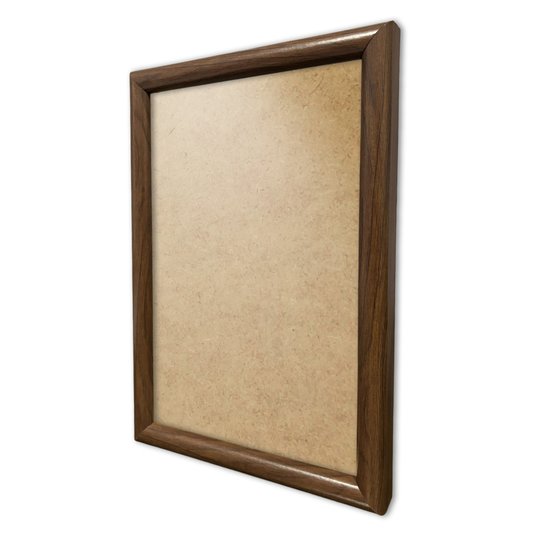Moldura Abaulada Lisa Revestida Para Quadros E Fotos Com Fundo MDF E Frente Em PVC Antirreflexo - 2x3