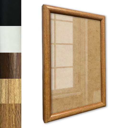 Moldura Abaulada Personalizada Lisa Revestida Com Fundo MDF E Frente Em Vidro - 2x3