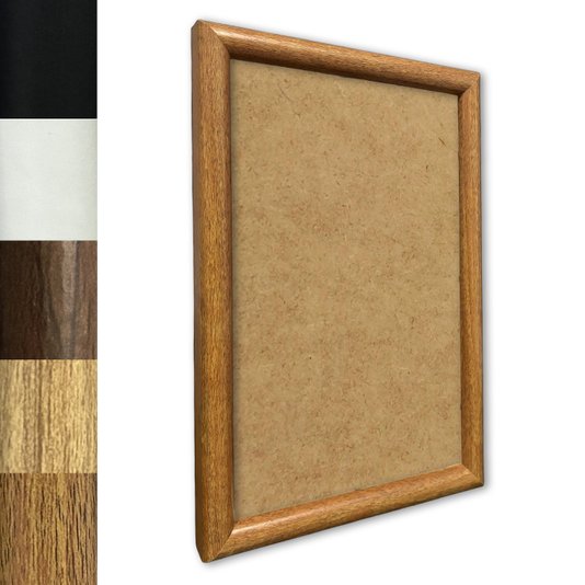 Moldura Abaulada Personalizada Lisa Revestida para Quadros e Fotos com Fundo Mdf - 2x3