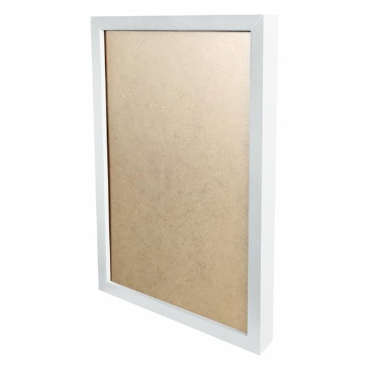 Moldura Caixinha para Quadros e Fotos com Fundo Mdf e Frente em PVC Antirreflexo - 1,5x3